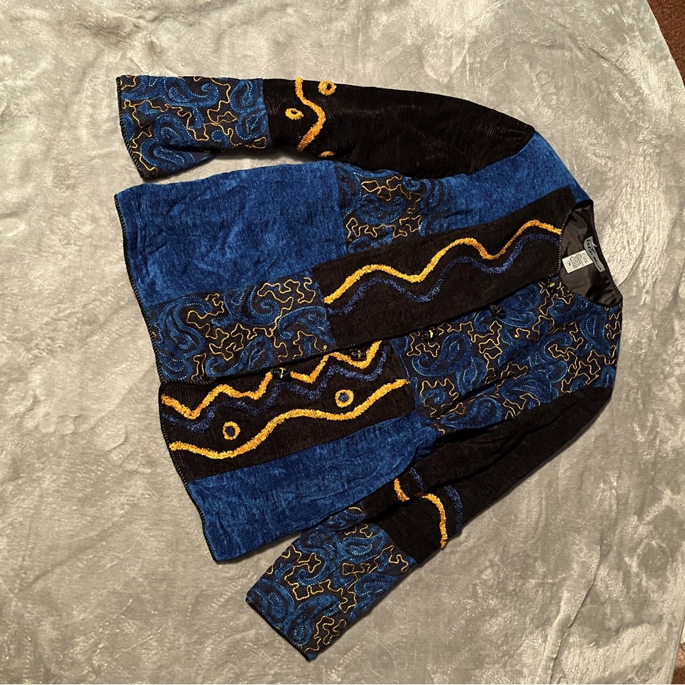 Indigo Moon Women's Tapestry Jacket Size M NWT